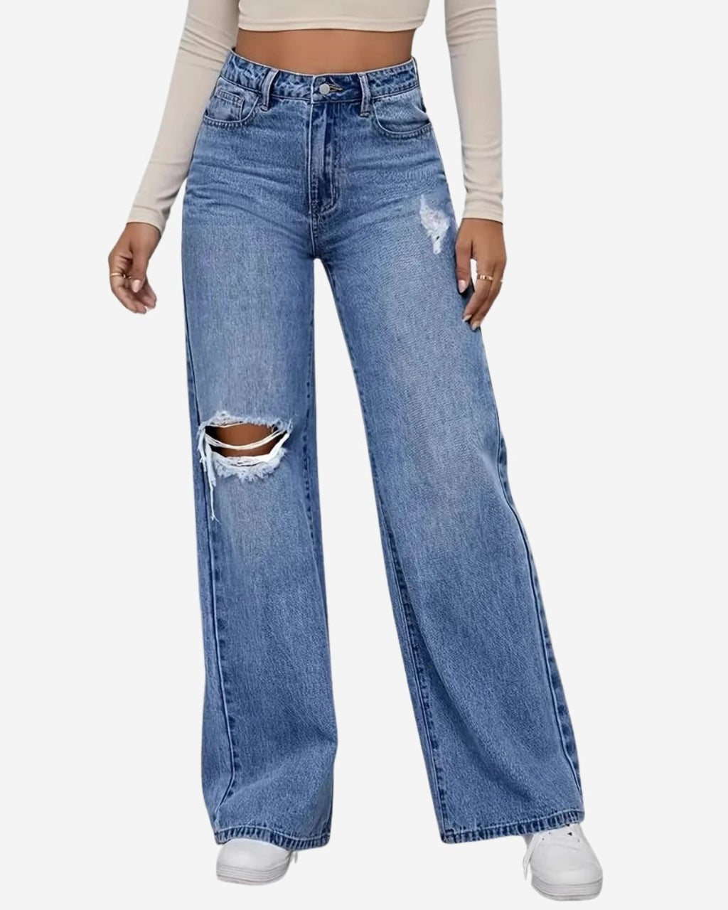 Rebel Wide Blue Jean