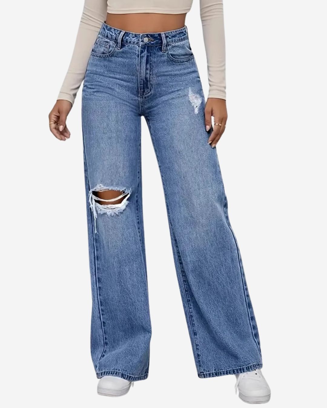 Rebel Wide Blue Jean