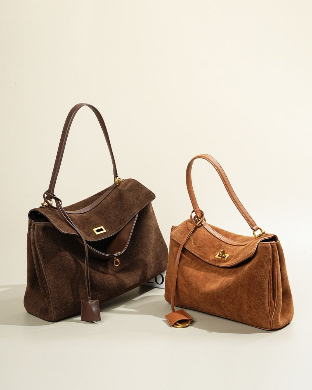Private Suede Hobo Bag