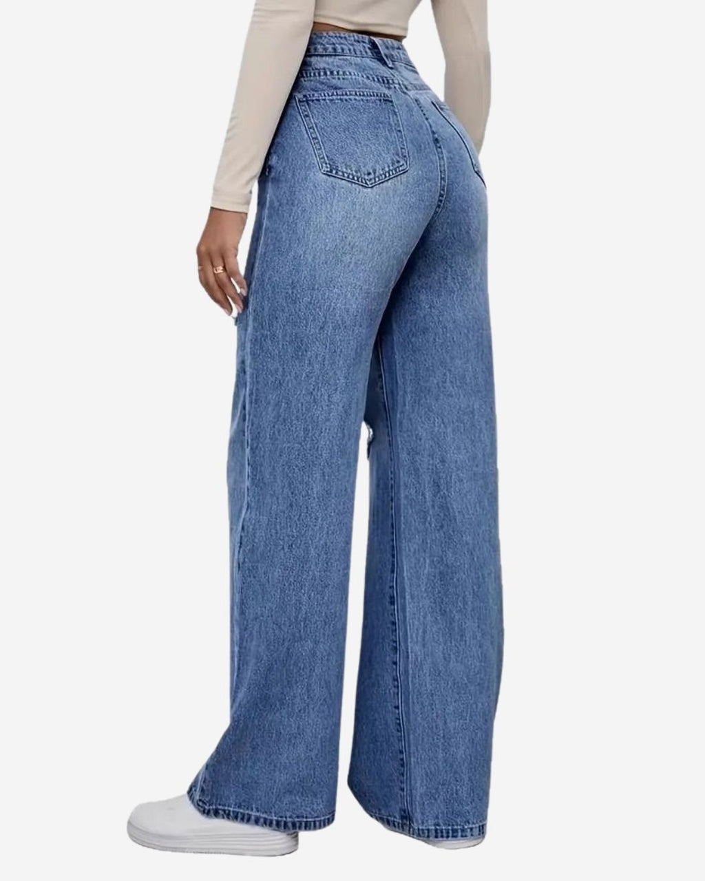 Rebel Wide Blue Jean