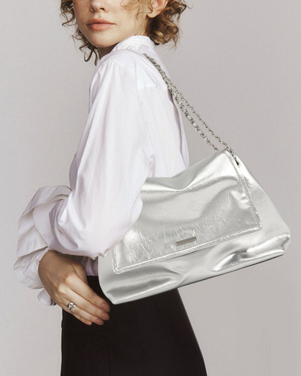 Crumpled Mirror Bag