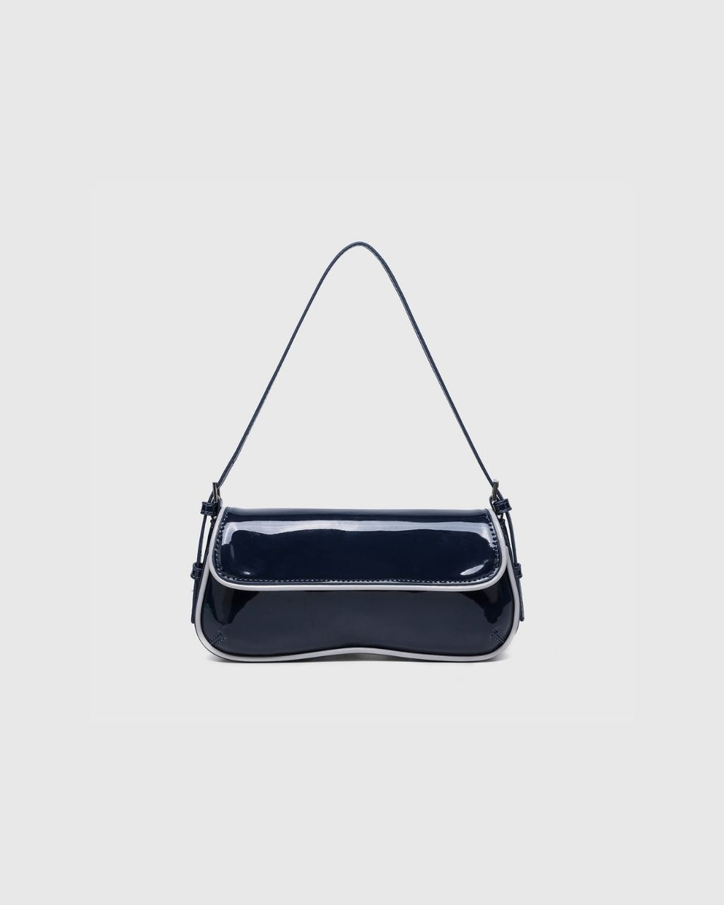 Patent Leather Baguette Bag