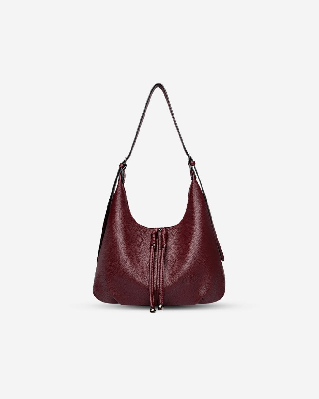 Velvet Leather Hobo Bag