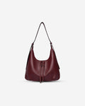 Velvet Leather Hobo Bag