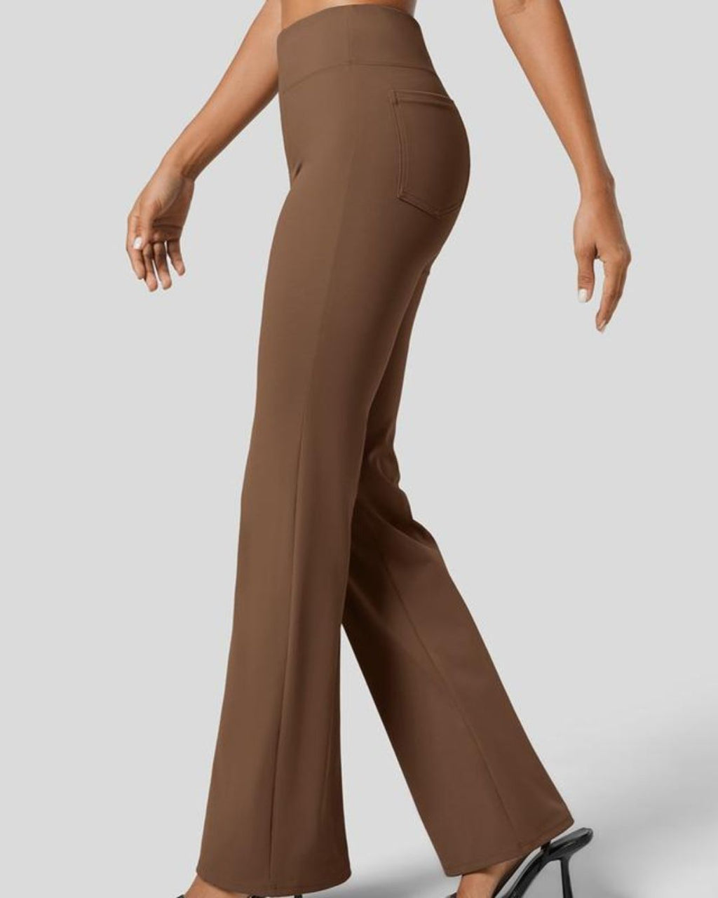 High-Waisted Palazzo Trousers