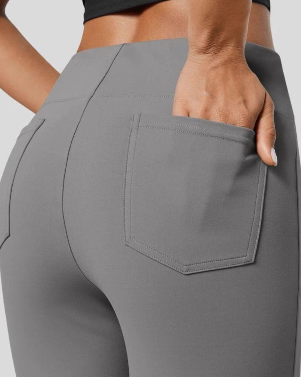 High-Waisted Palazzo Trousers